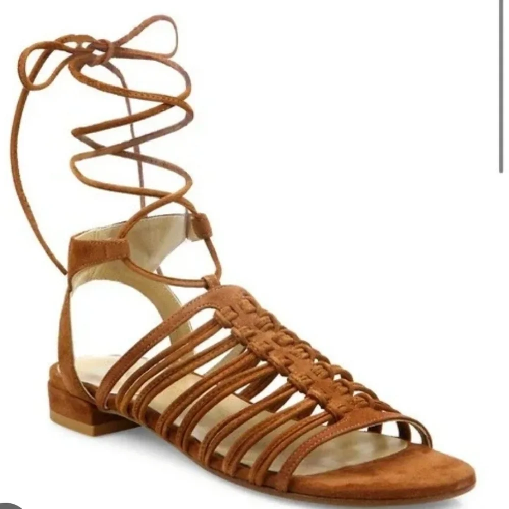 Stuart Weitzman Gladiator Sandals Size 9 - Picture 1 of 5
